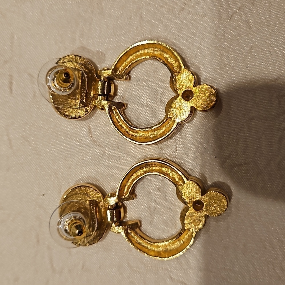 Richelieu Vintage Faux Pearl, Rhinestone & Gold T… - image 2